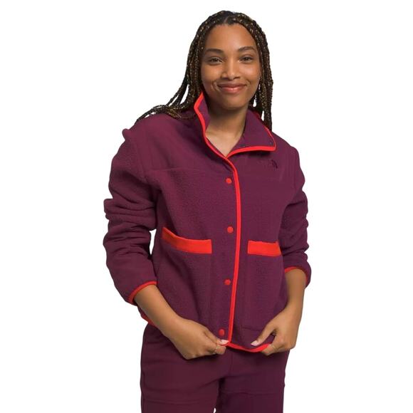 The North Face Jackets & Blazers - NORTHFACE cragmont fleece jacket Boysenberry-Fiery Red NWT SIZE XXL